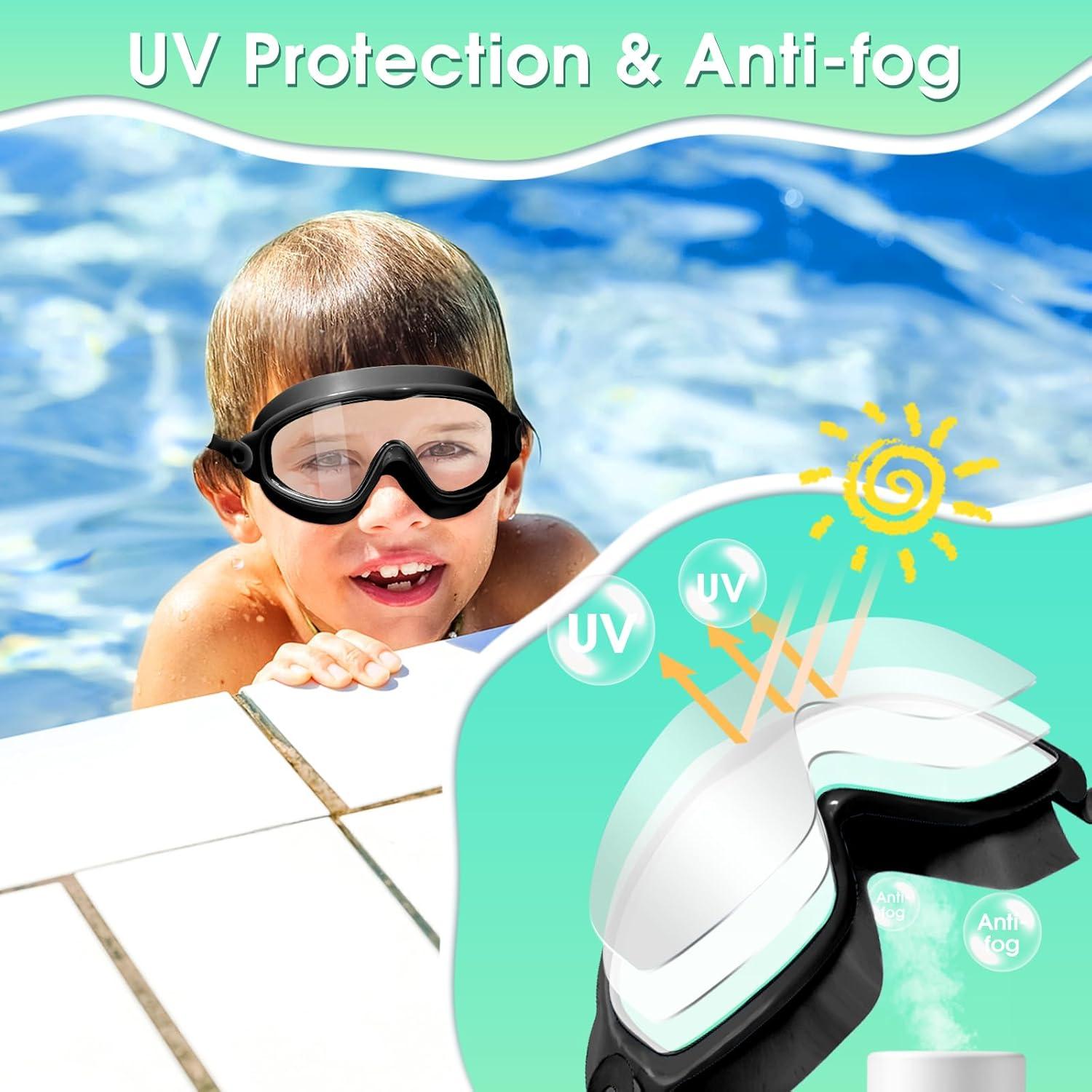 Gafas de natación para niños EverSport 2 Pack, antiempañantes