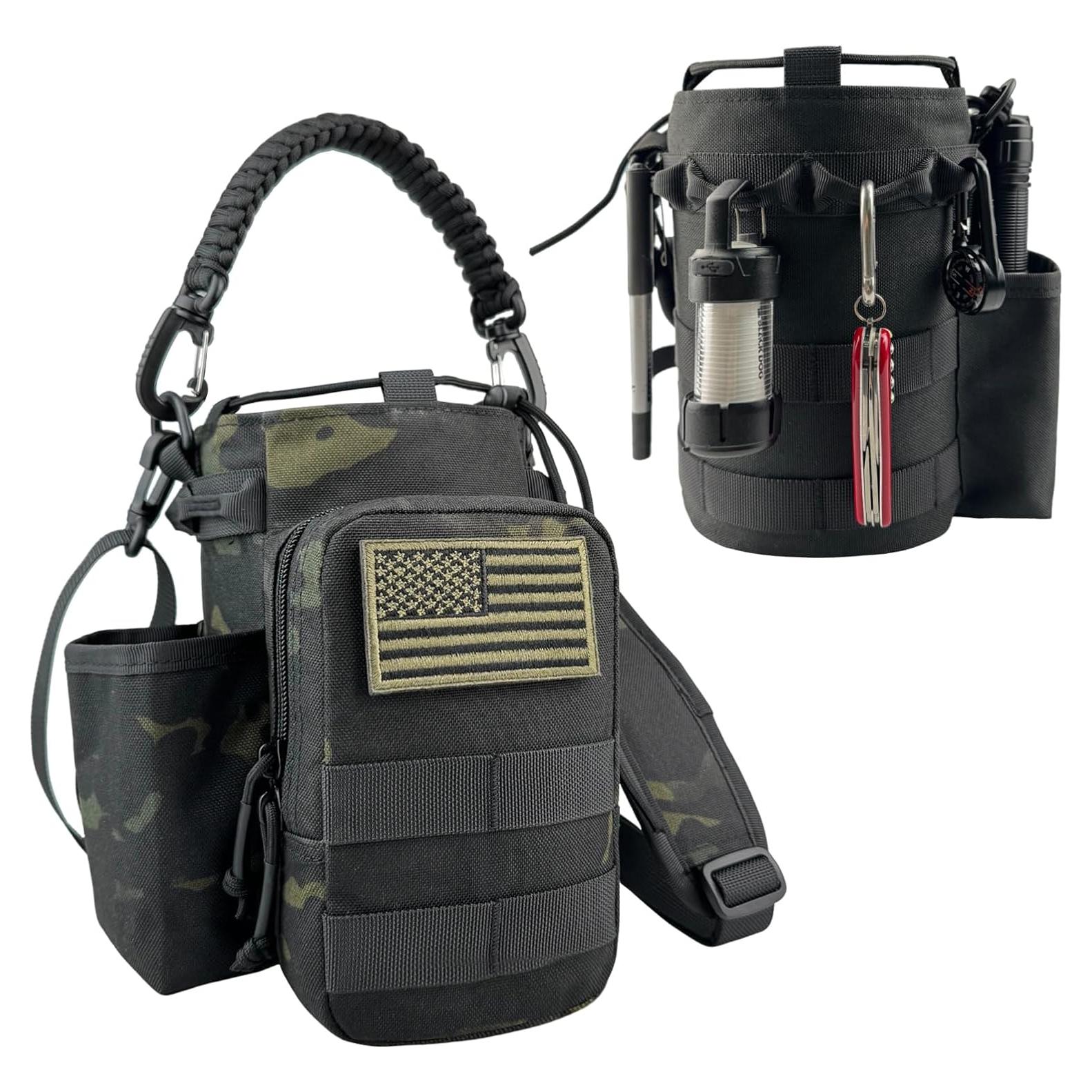 Soporte para Botellas de Agua COOLYARD 1.89L Táctico con Correa