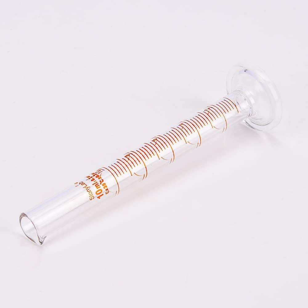 Cilindro Graduado de Vidrio Borosilicato StonyLab 10ml - 4 Pack