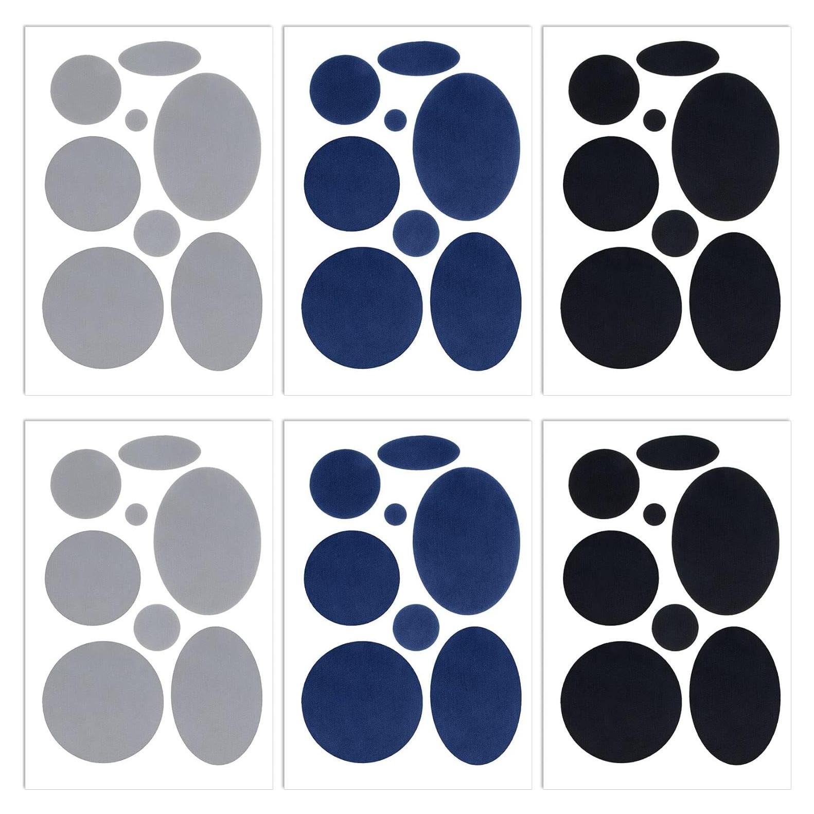 Kit de Parches de Reparación OIIKI 48 Piezas Autoadhesivos