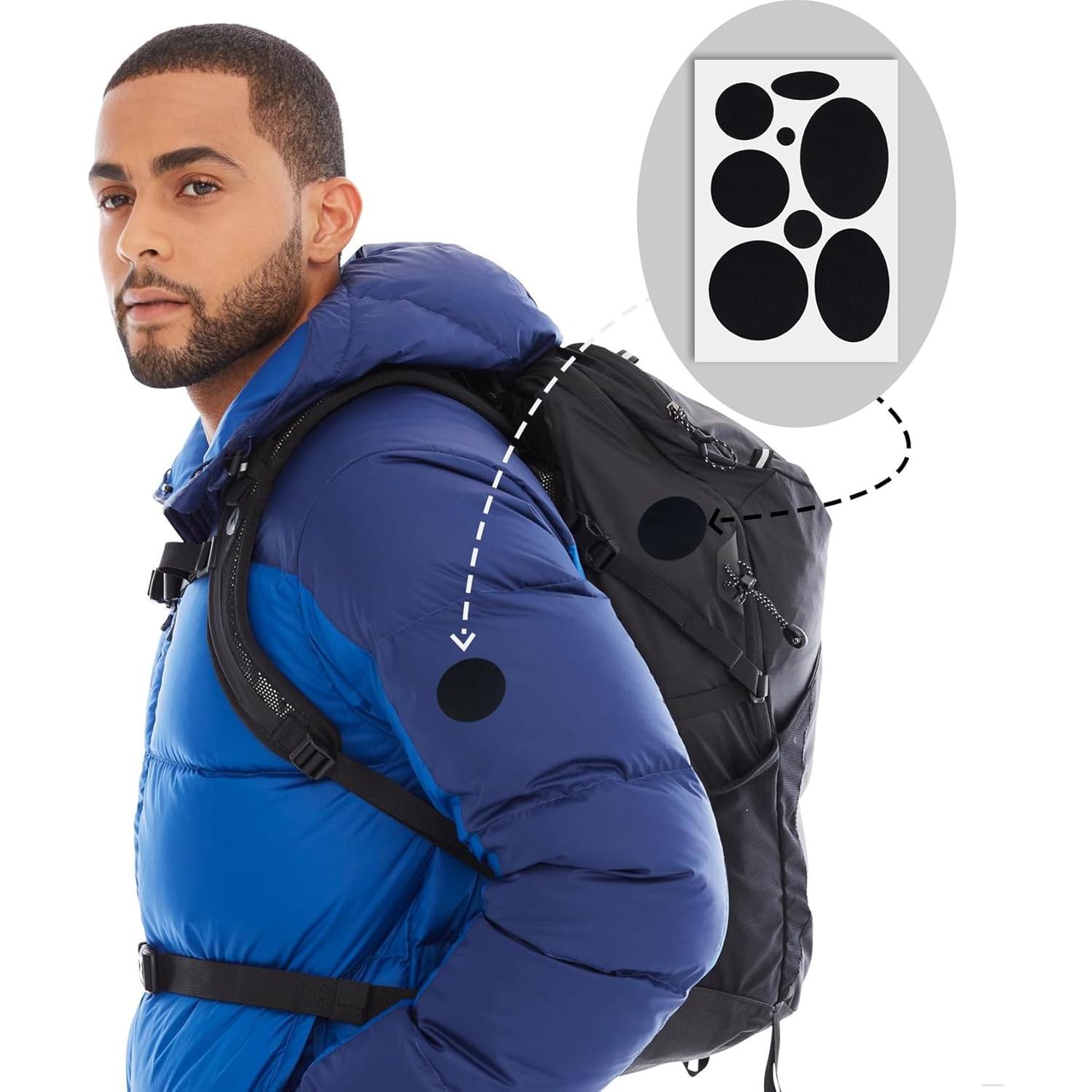 Kit de Parches de Reparación OIIKI 48 Piezas Autoadhesivos