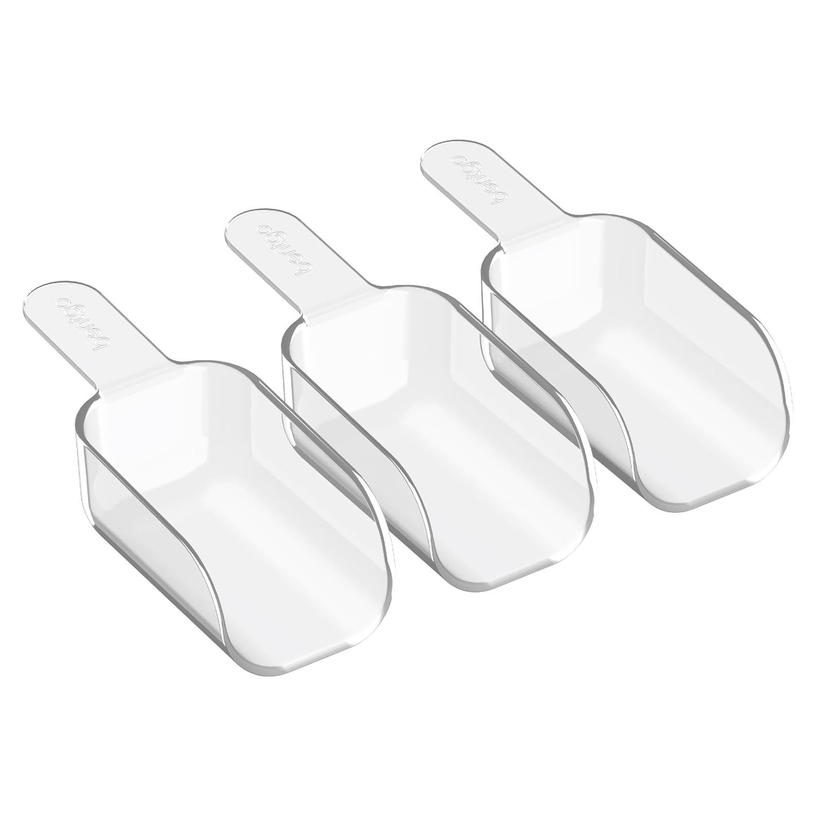 Juego de Cucharas de 3 Piezas Bentgo - Medidas 120 ml, Clara