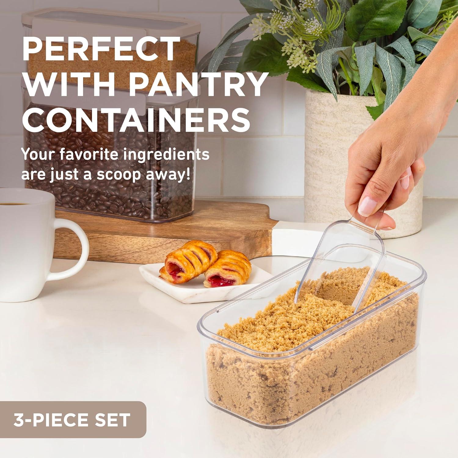 Juego de Cucharas de 3 Piezas Bentgo - Medidas 120 ml, Clara