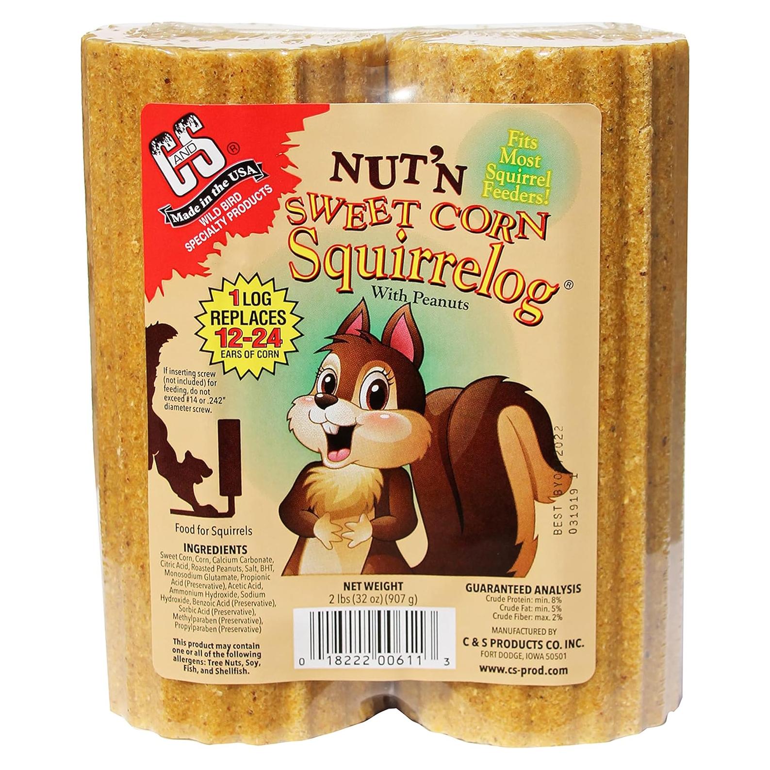Recarga Squirrelog C&S de Maíz Dulce 907g - 2 Unidades