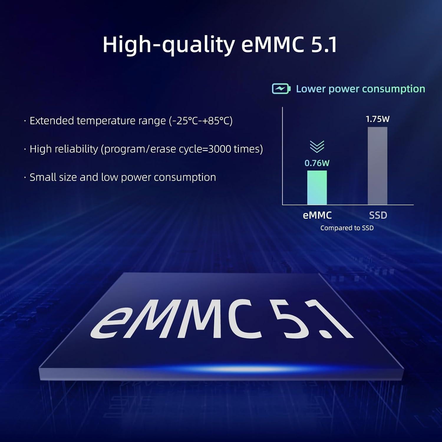 Mini PC MeLE PCG02 Pro 8GB 256GB Sin Ventilador 4K