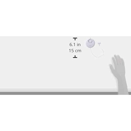 SABRE Water Leakage Alarm, 110 dB Alarm, Audible Up To 1,500-Feet (457-Meters), All Direction Water Sensor, High and Low Volume Settings, Battery Test Button