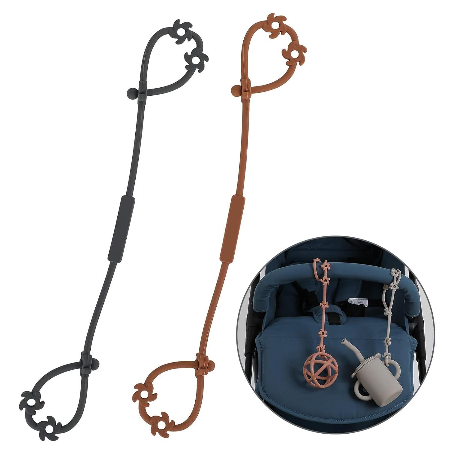 Correas de Seguridad TOPGOMES para Juguetes y Vasos - 2 Pzs