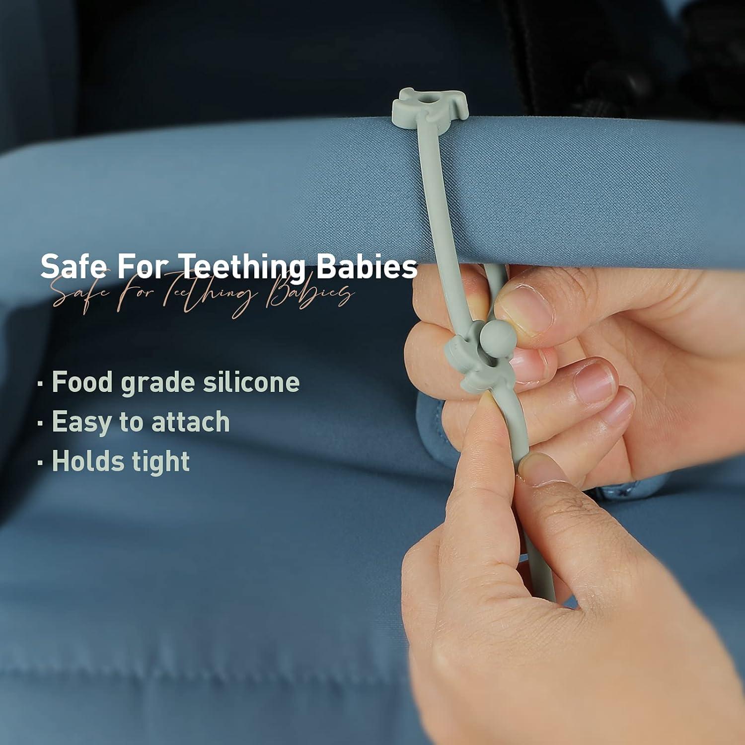 Correas de Seguridad TOPGOMES para Juguetes y Vasos - 2 Pzs