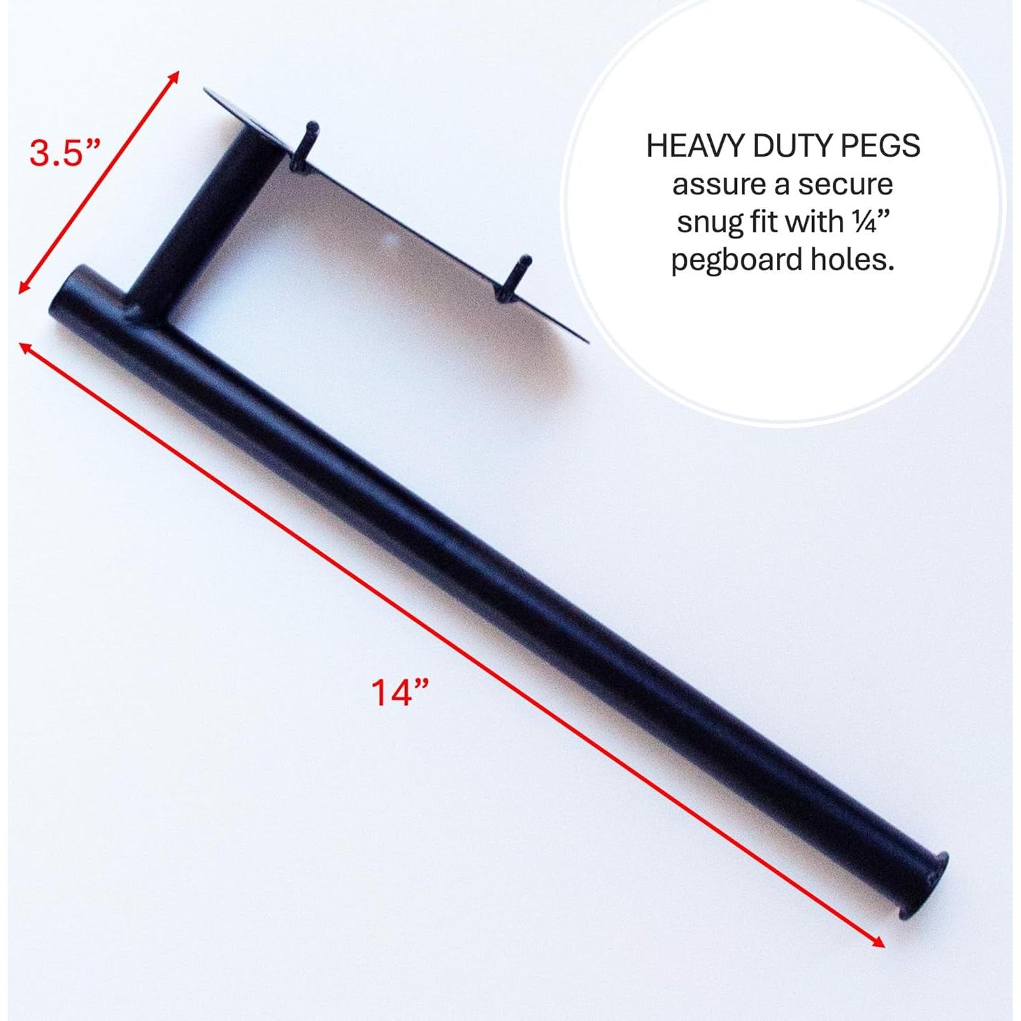 Soporte para Toallas de Papel MADD Tools, Metal Negro, 33x10cm