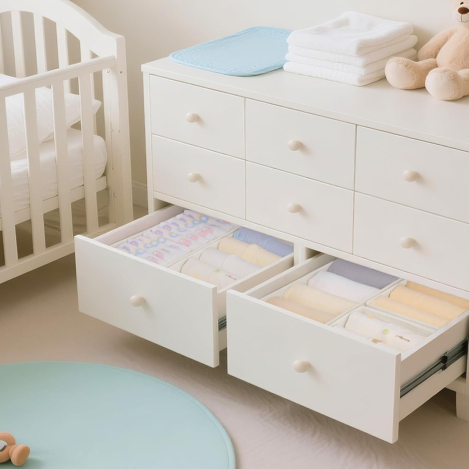 Organizador de Cajones Criusia 14 Piezas - Almacenamiento Ropa Bebé