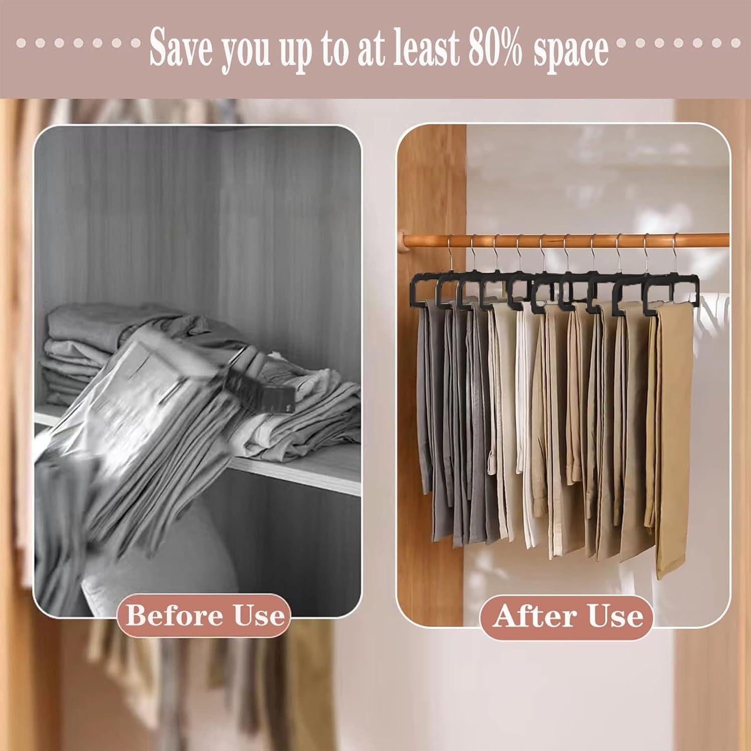 Perchas Antideslizantes VSV de Terciopelo - Paquete de 20