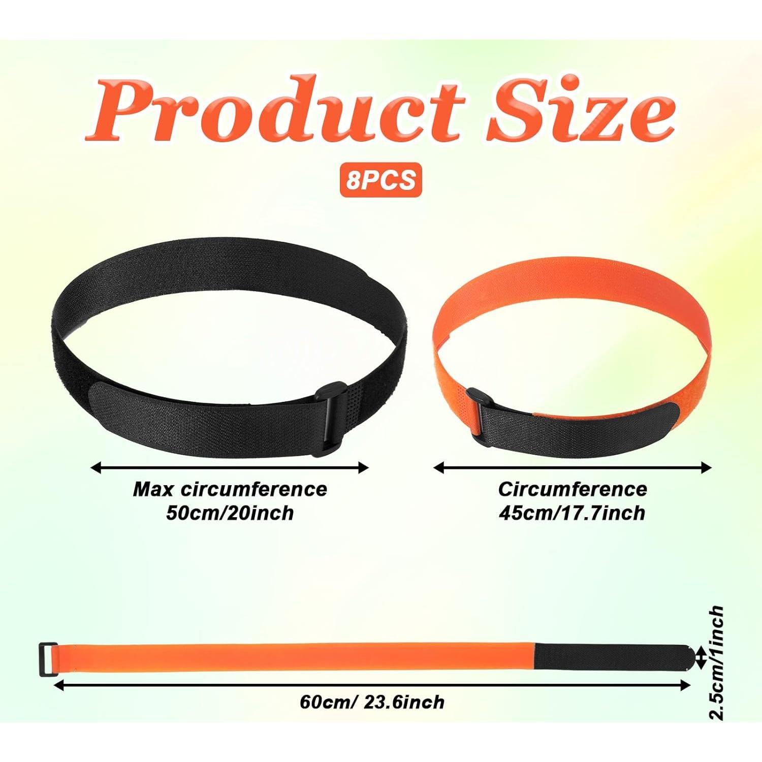 Correas para Bicicleta Tucnoeu 8 Pcs Ajustables 60cm Nylon