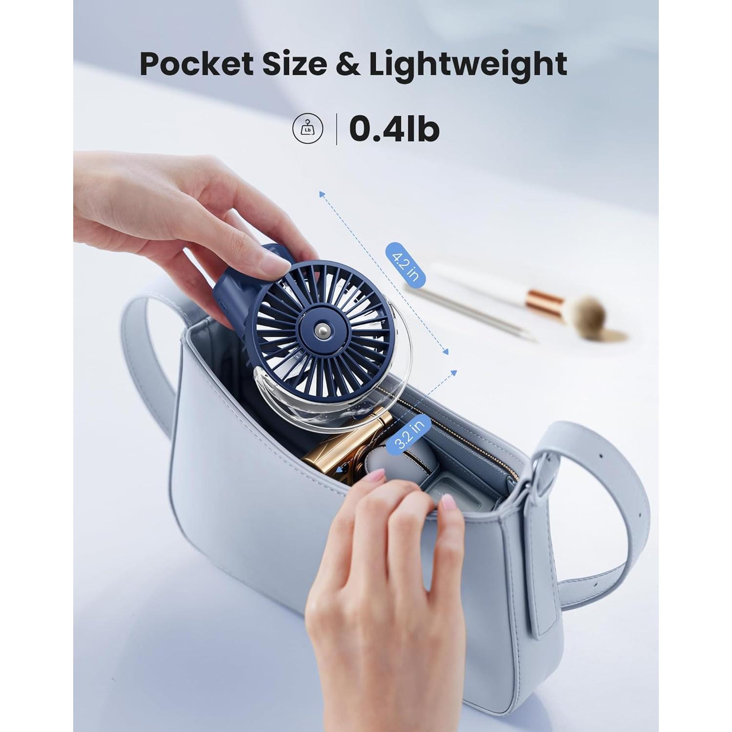 Ventilador Portátil de Nebulización Gaiatop HF-07 3 Velocidades