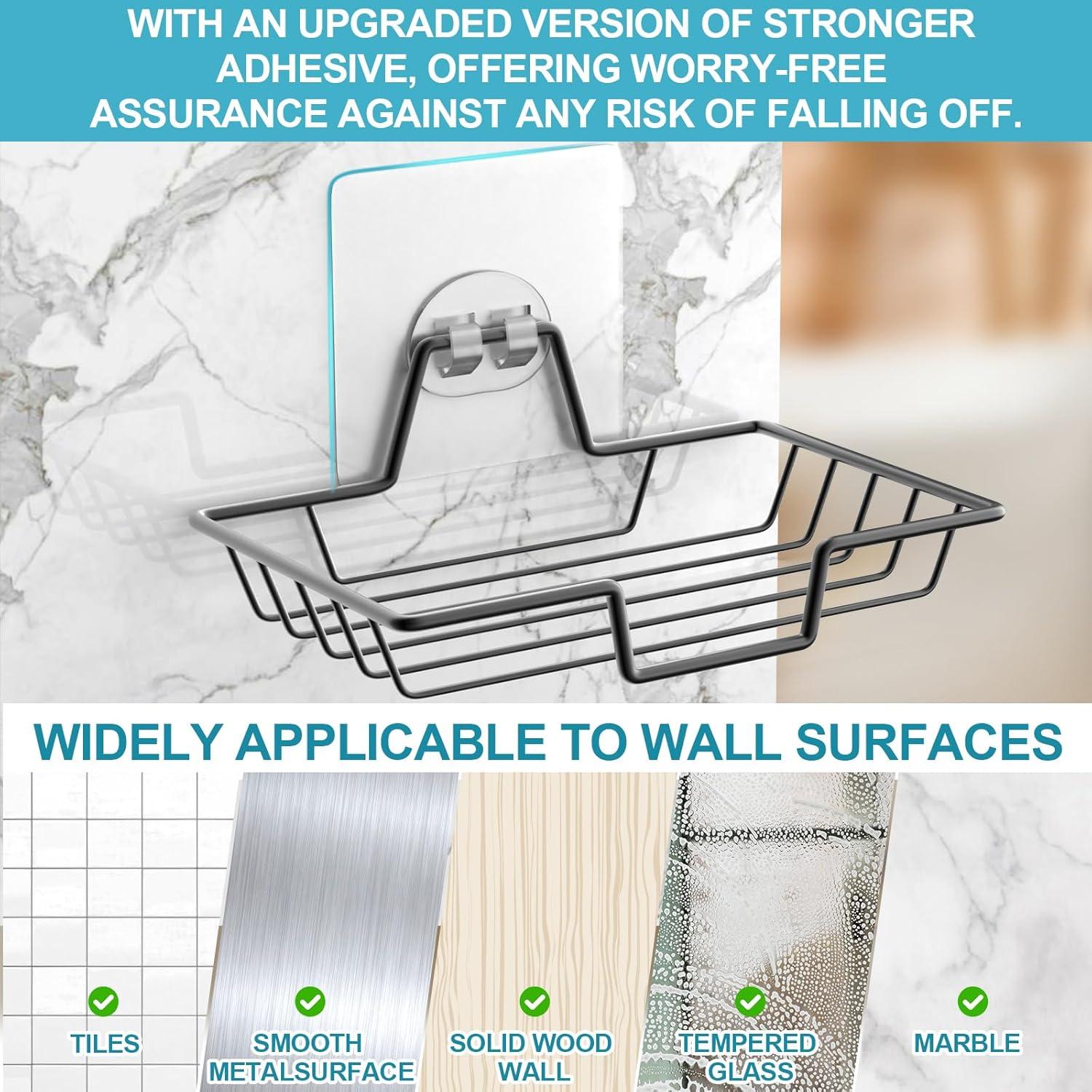 Soporte para Jabón de Acero Inoxidable LBshmao-D Negro