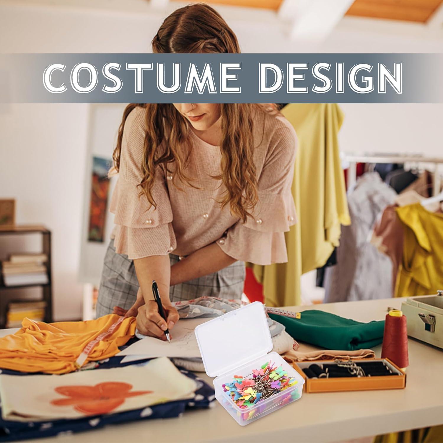 Kit de Alfileres de Cabeza Plana FTEVEN 400 Piezas con Caja