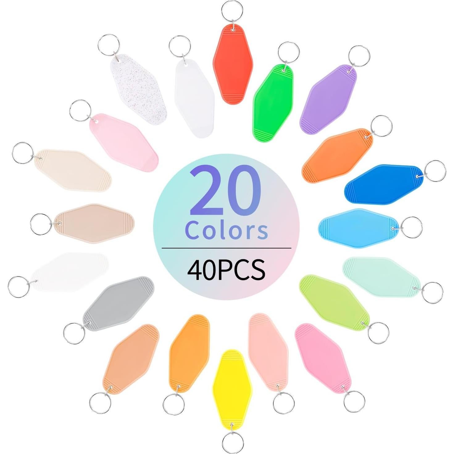 40 Llavero Vintage Motroce en Blanco y Colorido para Sublimación