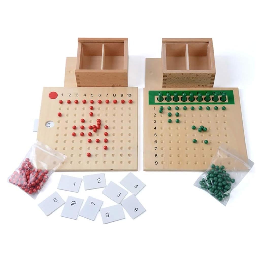 Tablero de Matemáticas Montessori Kghios Multiplicación y División