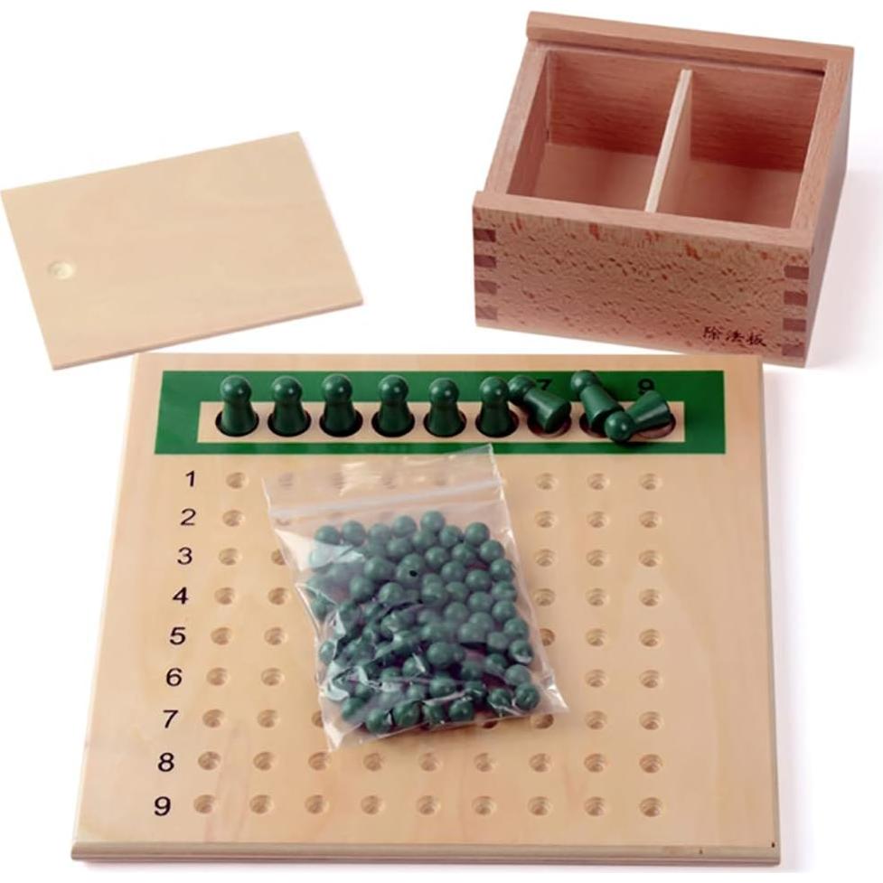 Tablero de Matemáticas Montessori Kghios Multiplicación y División