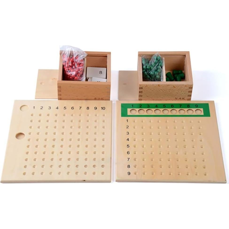 Tablero de Matemáticas Montessori Kghios Multiplicación y División