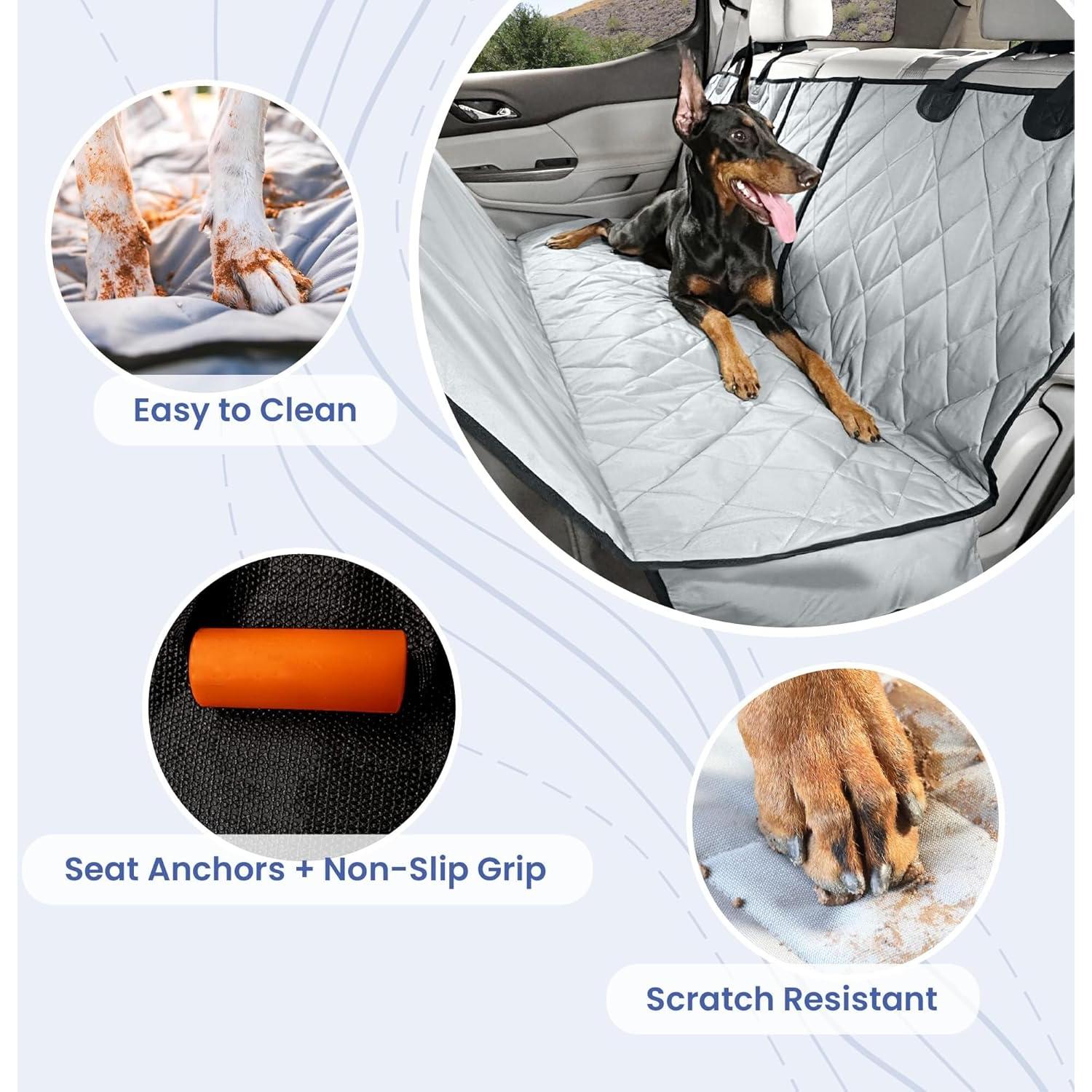 Hamaca para Perros 4Knines XL Negra para Camiones y SUVs