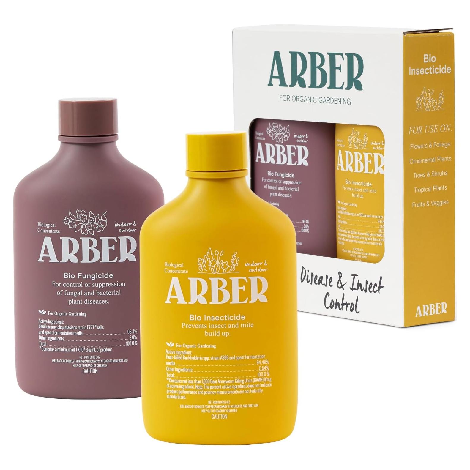 Insecticida y Fungicida Orgánico Arber 500ml - Control Plagas y Moho