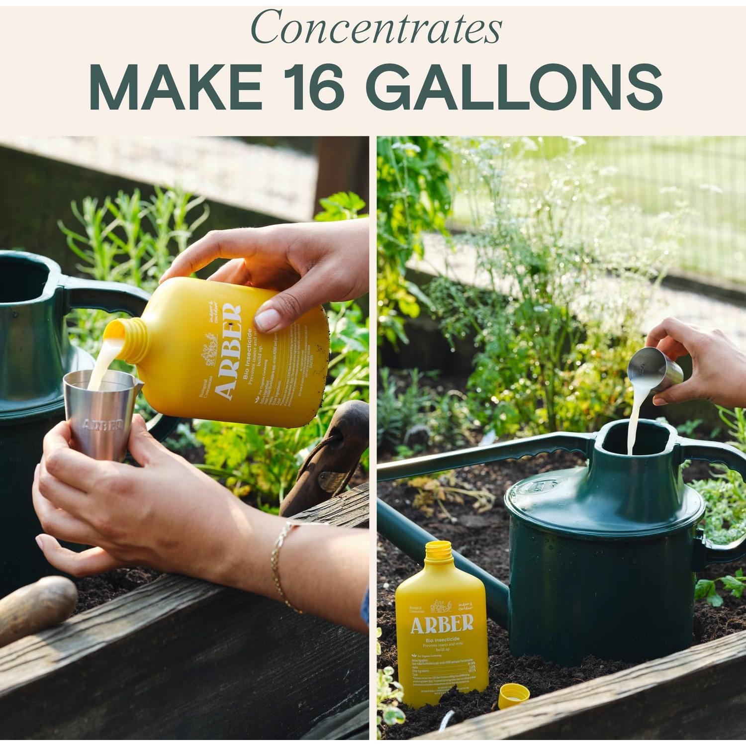 Insecticida y Fungicida Orgánico Arber 500ml - Control Plagas y Moho