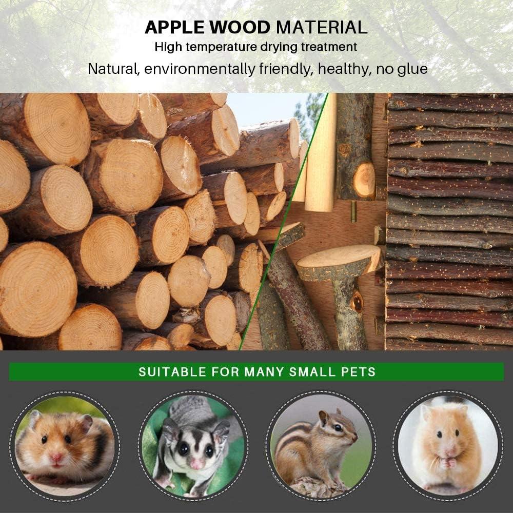 HOSUKKO Parque de Actividad para Hámster con Puente Grande