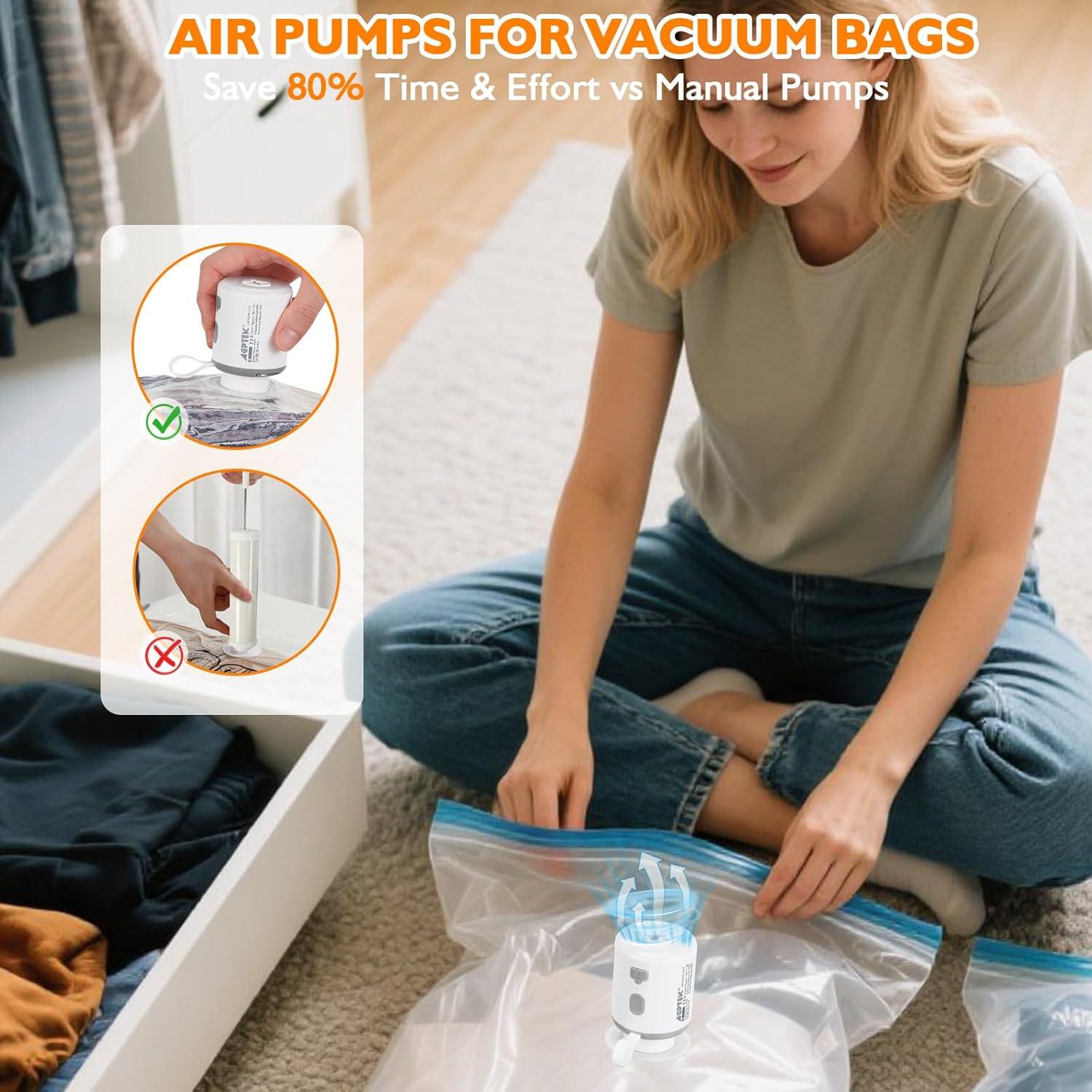 Bomba de Aire Eléctrica Portátil AGPTEK Mini 5.5kPa 1600mAh