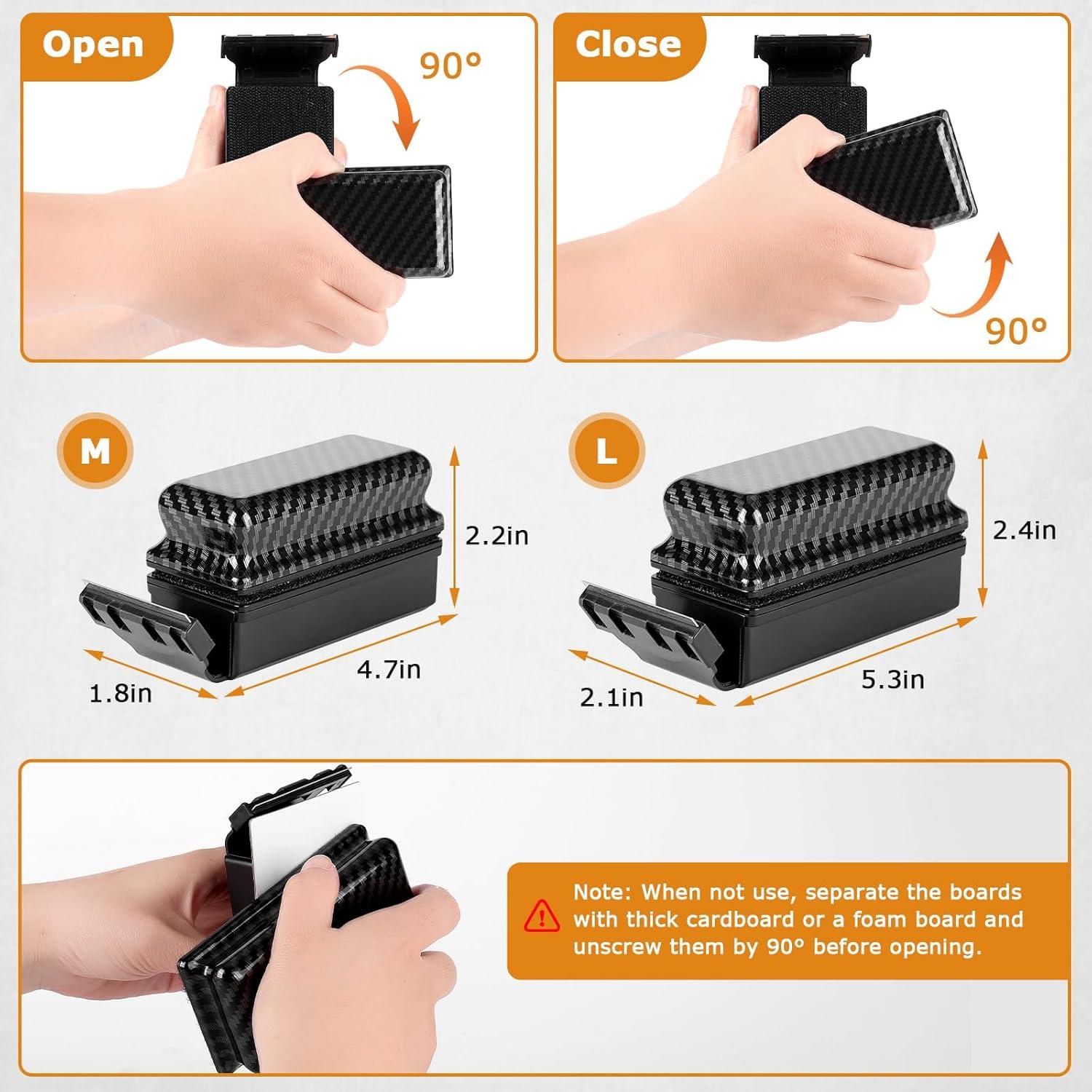 Limpiador Magnético de Acuario Hygger M para Cristales 5-12 mm