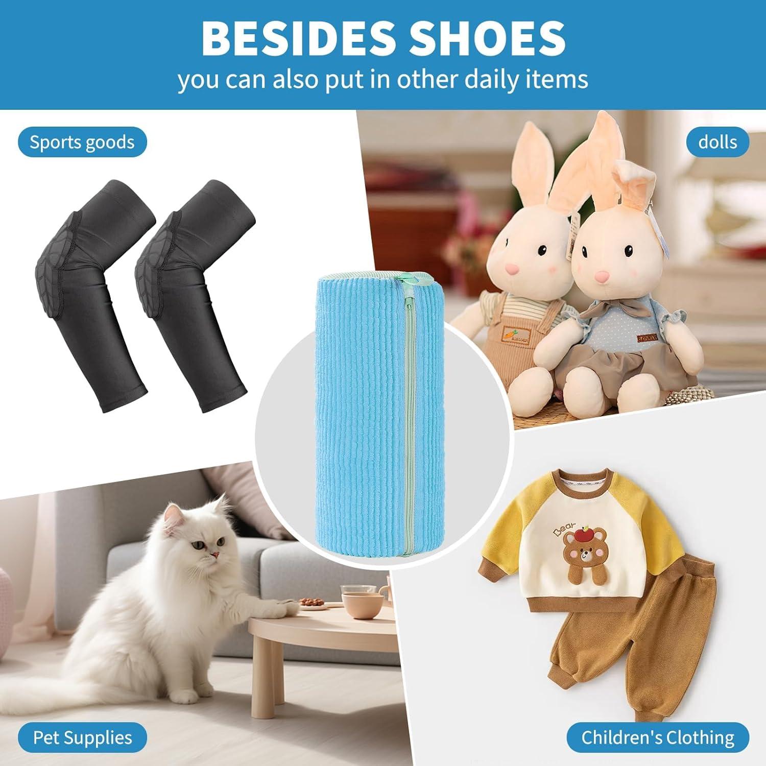 Bolsa de Lavado de Zapatos Aufee 2Pcs Reutilizable Azul