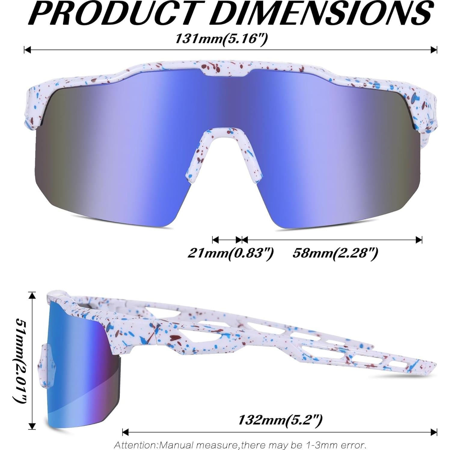 Gafas de sol KesaPlan Kids UV400 para niños 3-12 años