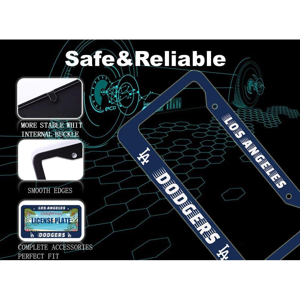 Marco de Placa de Licencia BOARLIDA Dodgers 31.43x16.13cm