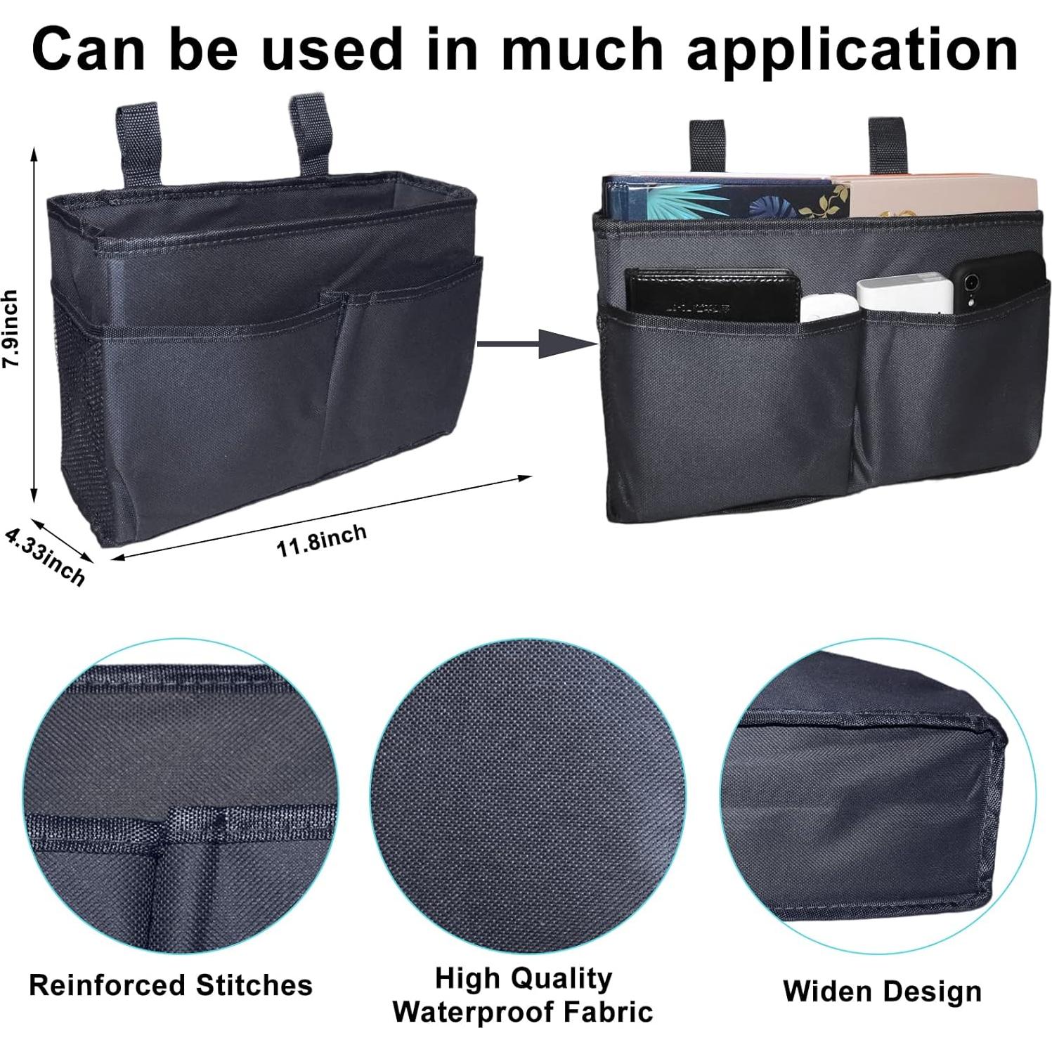 Caddy de Almacenamiento Sugaroom para Cama Plegable Negro