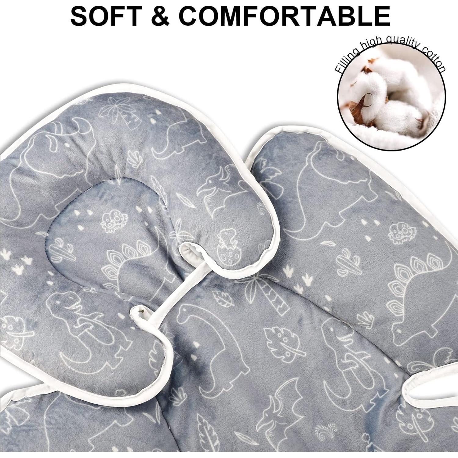 Cojín Soporte para Cabeza y Cuerpo DILIMI Dinosaurio 25x20cm