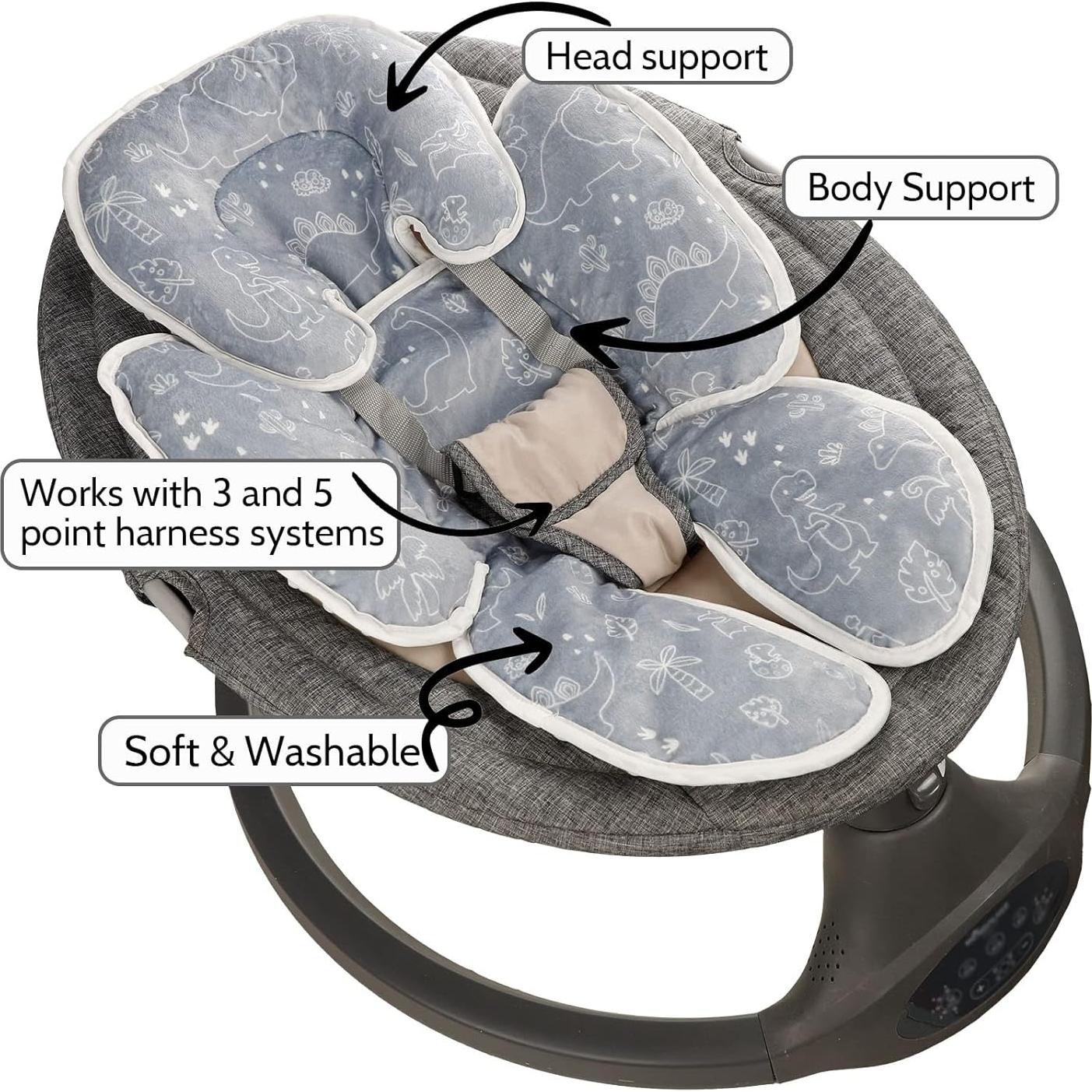Cojín Soporte para Cabeza y Cuerpo DILIMI Dinosaurio 25x20cm