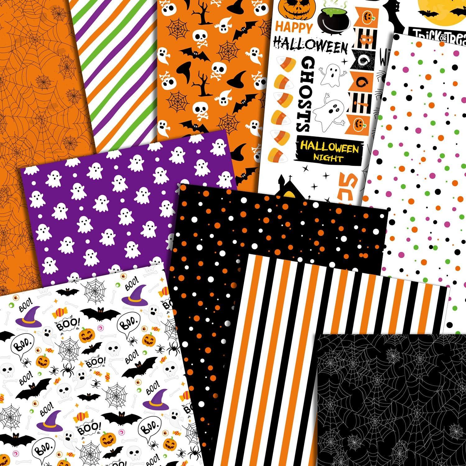 Conjunto de Papel Decorativo Halloween A4 ASTARON 30 Hojas