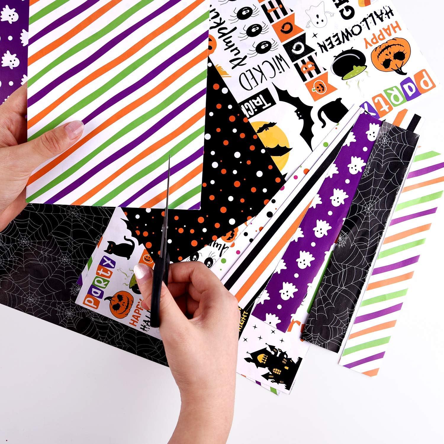Conjunto de Papel Decorativo Halloween A4 ASTARON 30 Hojas
