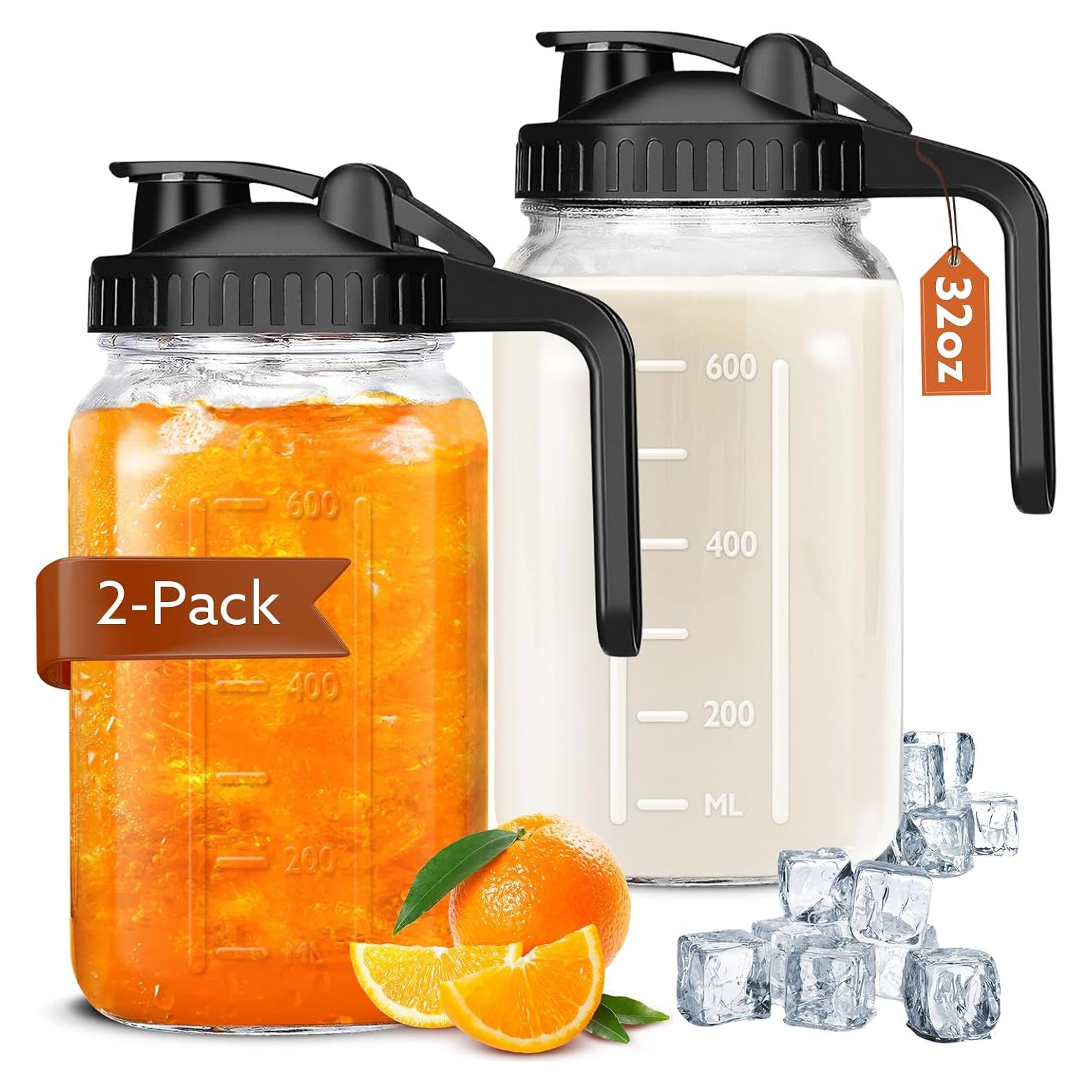 Jarra de Mason Mihlapi 0.91L con Tapa a Prueba de Fugas