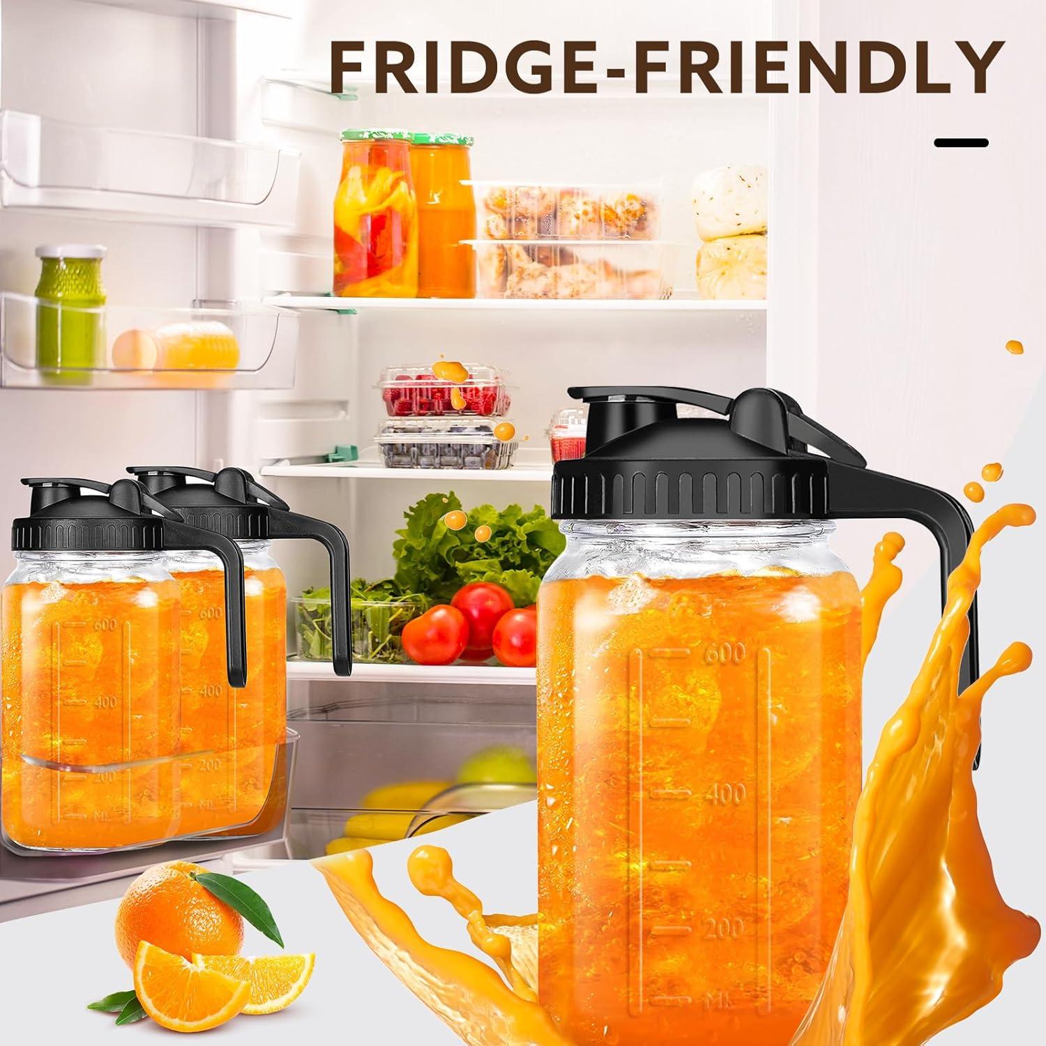 Jarra de Mason Mihlapi 0.91L con Tapa a Prueba de Fugas