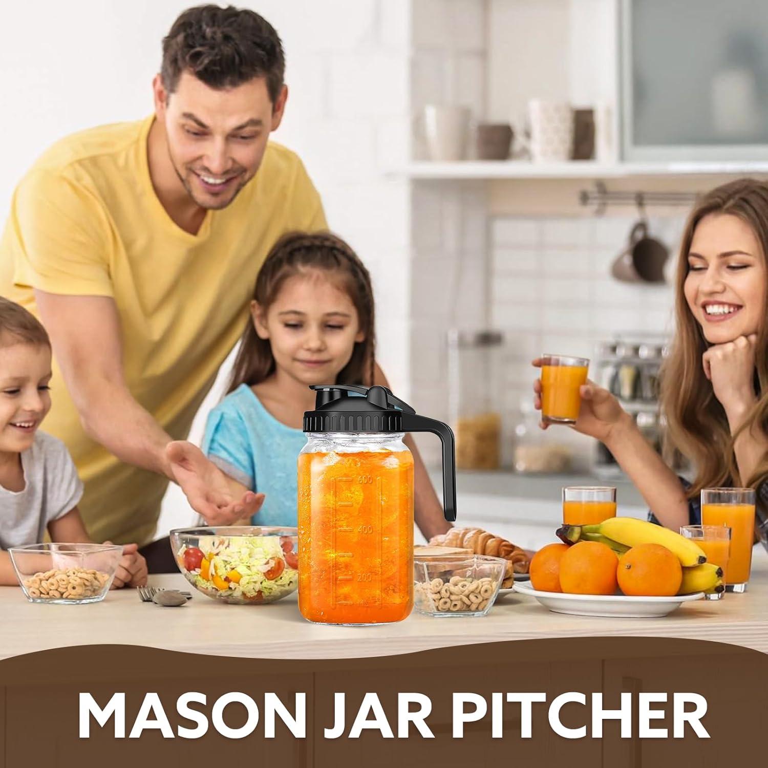 Jarra de Mason Mihlapi 0.91L con Tapa a Prueba de Fugas