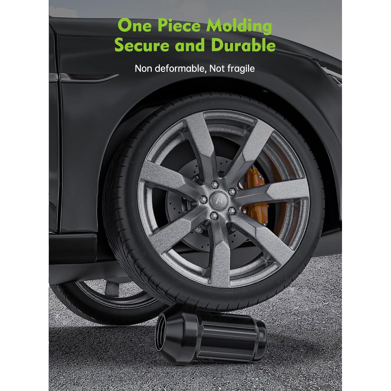 20 Tuercas de Perno de Cierre Negro AUTOPTIM 1/2"-20 para Jeep