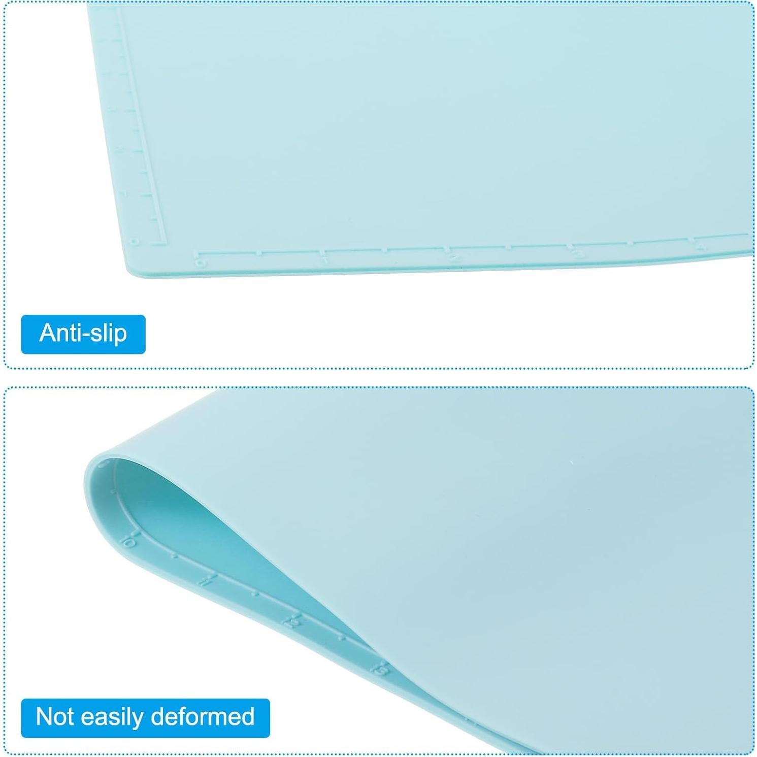 Alfombrilla de Silicona PATIKIL 51x41 cm para Manualidades Azul