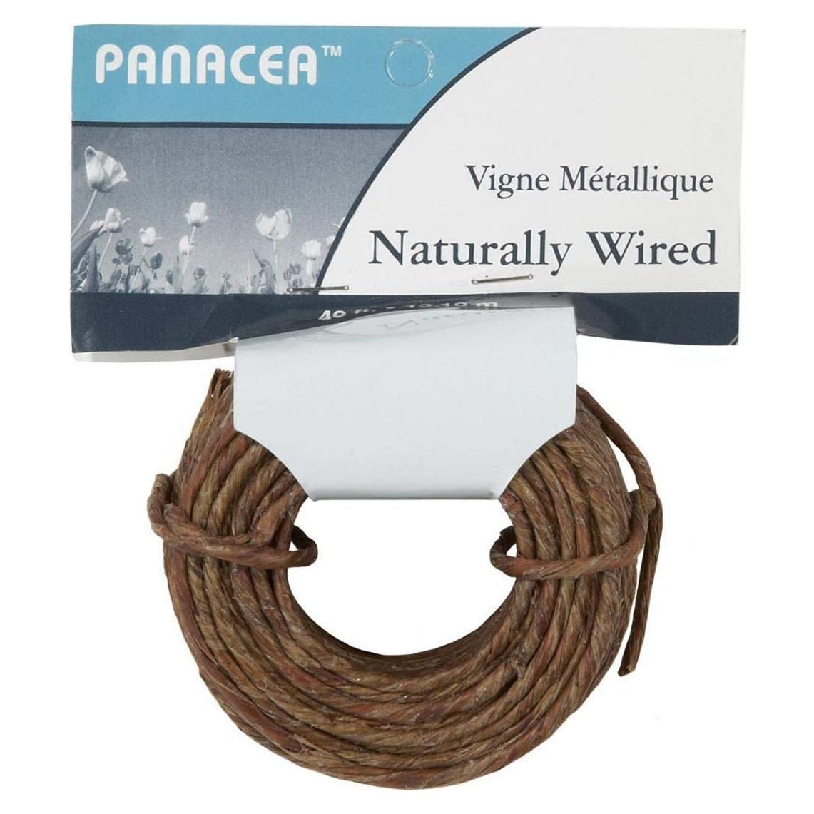 Cuerda de Alambre Cubierta de Vid Natural Panacea 15.24m