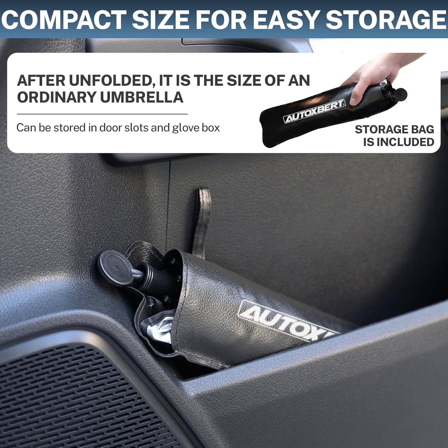 Protector Solar Plegable XUKEY para Parabrisas y Ventanas