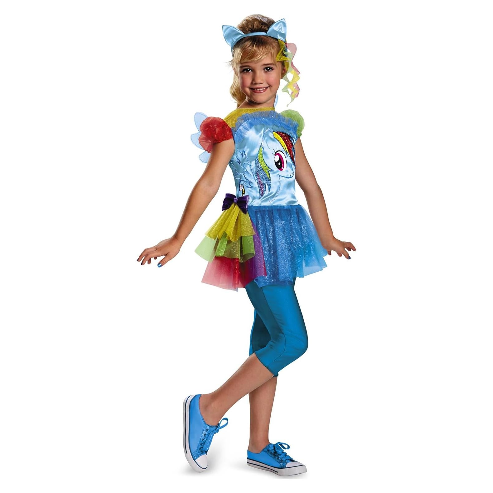Disfraz Clásico Rainbow Dash My Little Pony Hasbro Niña 4-6 años