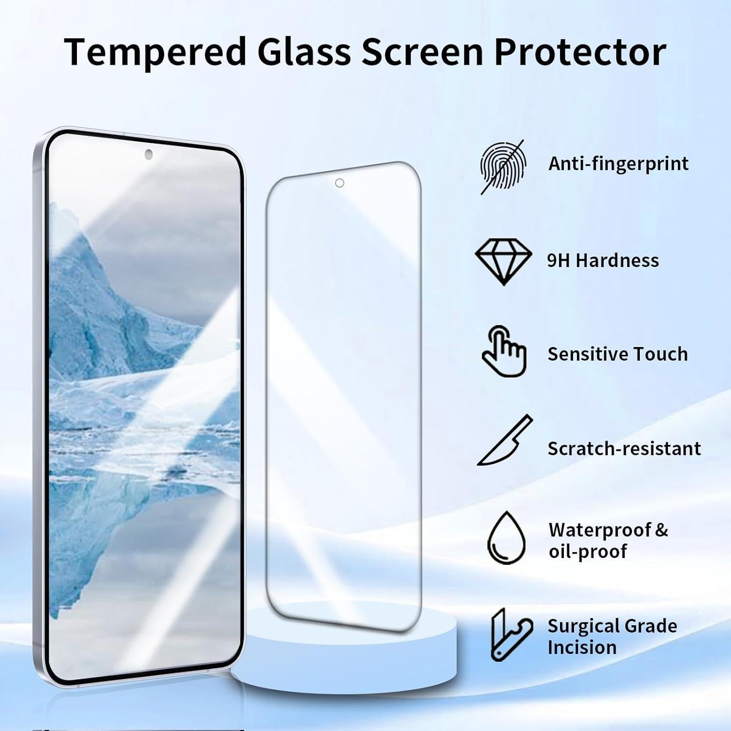 Protector de Pantalla Vidrio Templado BLEUM CADE para Galaxy S24 Plus