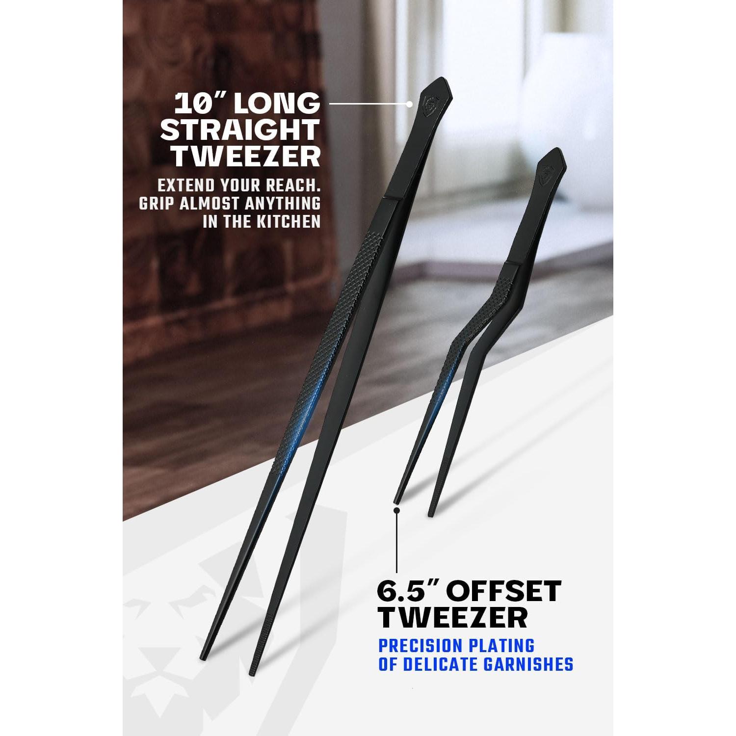 Conjunto de Pinzas y Tenazas de Cocina Dalstrong 2pc 16.5 y 25.4 cm