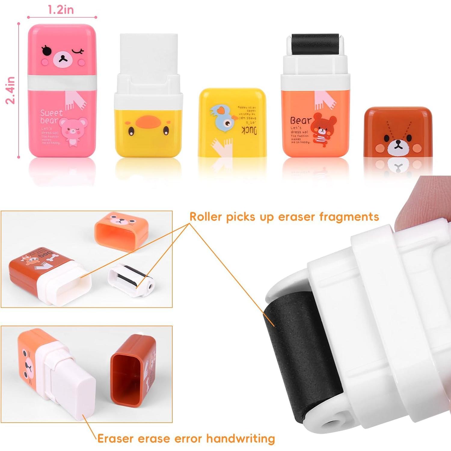 Gomas de Borrar EIKOSON para Niños - Paquete de 6 Animales