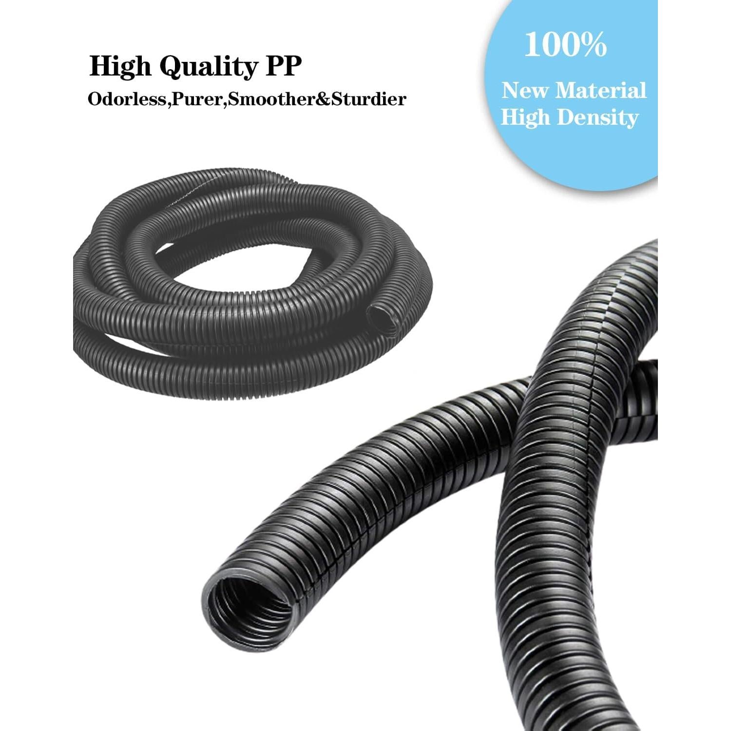 Manguera de Alambre Dividido 1/2" Negro 3.05m HSWC-TERMINAL