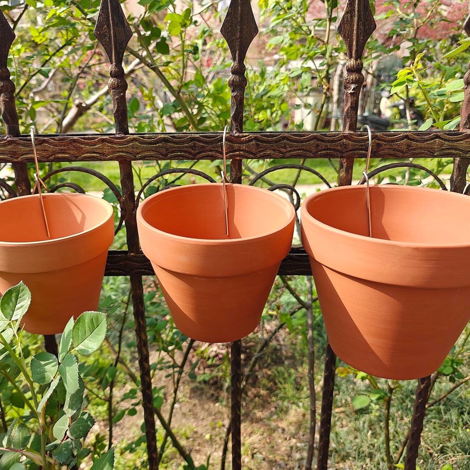 Ganchos para Macetas KOROI 10 Pzas Acero Inoxidable 5.8cm